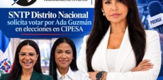 SNTP Distrito Nacional llama a respaldar masivamente a Ada Guzmán en elecciones de CIPESA sntp-distrito-nacional-llama-a-respaldar-masivamente-a-ada-guzman-en-elecciones-de-cipesa